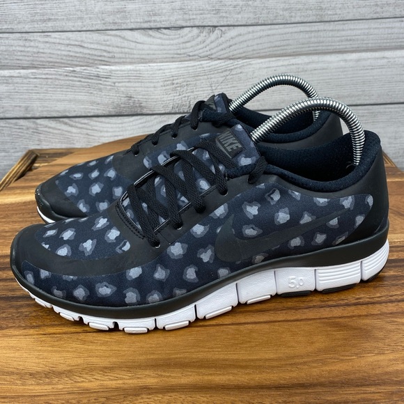 Nike Shoes - Nike Women’s Free Run 5.0 V4 Black Grey Running Shoe 695168-003 Sneaker Size 9.5